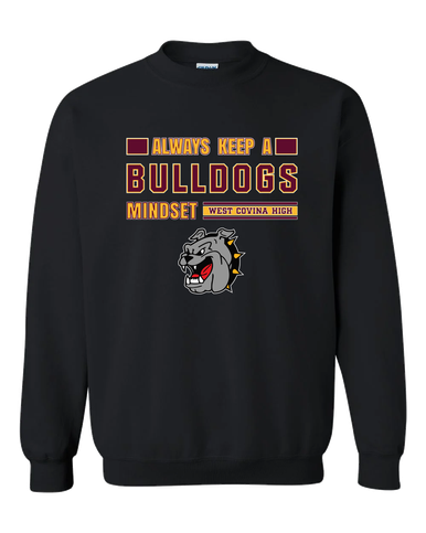 West Covina Bulldogs Mindset Men's Sweatshirt