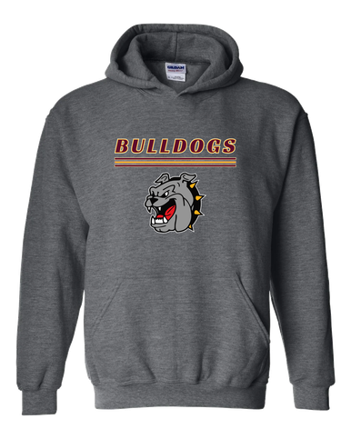 West Covina Bulldogs Mascot #8 Men's Hoodie