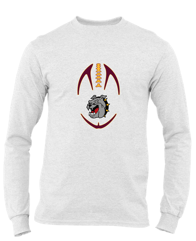 West Covina Bulldogs Football #4 Men's LS T-Shirt