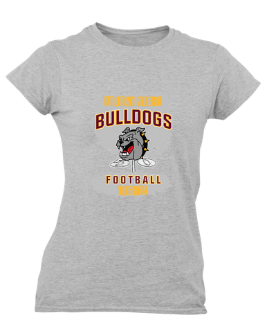 West Covina Bulldogs Football #6 Women's SS T-Shirt