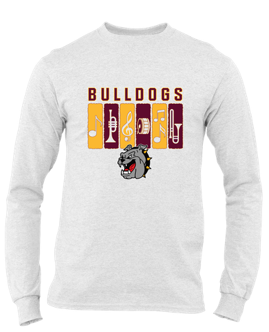 West Covina Bulldogs Band # 2 Men's LS T-Shirt