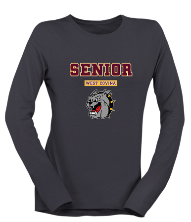 West Covina Bulldogs Senior #2 Women's Premium LS T-Shirt