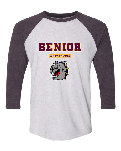 West Covina Bulldogs Senior #2 Women's Baseball T-Shirt