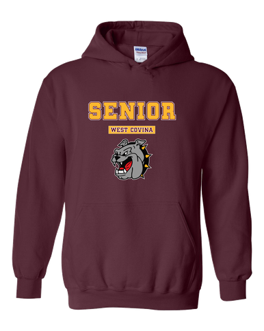 West Covina Bulldogs Senior #2 Men's Hoodie