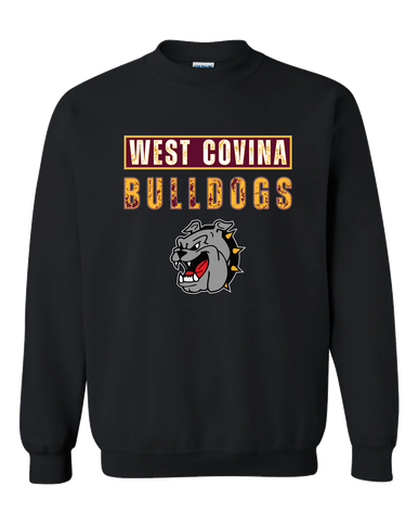 West Covina Bulldogs Mascot #9 Men's Sweatshirt