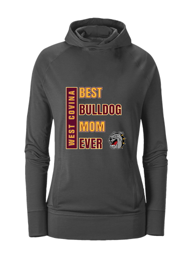 West Covina Bulldogs Best Bulldog Mom Women's Hoodie