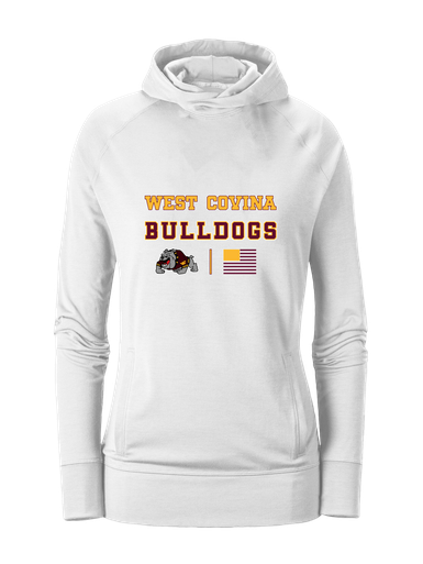 West Covina Bulldogs Design 2 Spirit Flag Women's Hoodie