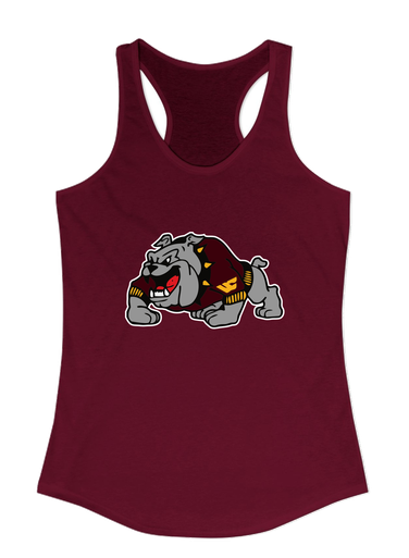 West Covina Bulldogs Design 2 Mascot #1 Women's Tank Top
