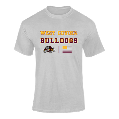 West Covina Bulldogs Design 2 Spirit Flag Men's Premium SS T-Shirt