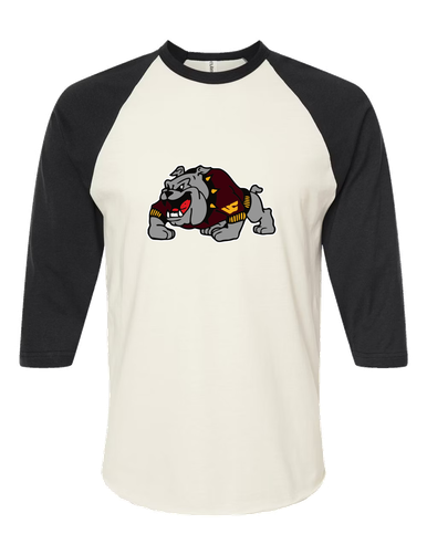 West Covina Bulldogs Design 2 Mascot #1 Men's Baseball T-Shirt