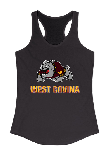 West Covina Bulldogs Design 2 Mascot #2 Women's Tank Top