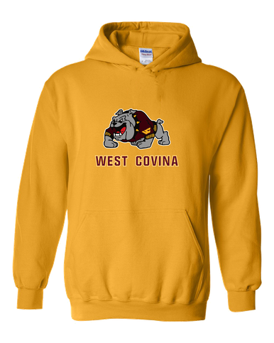 West Covina Bulldogs Design 2 Mascot #2 Men's Hoodie
