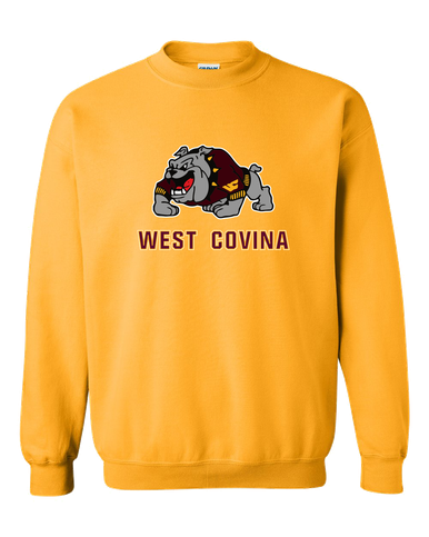 West Covina Bulldogs Design 2 Mascot #2 Men's Sweatshirt