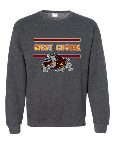 West Covina Bulldogs Design 2 Mascot #4 Men's Sweatshirt