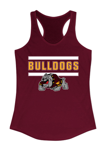West Covina Bulldogs Design 2 Mascot #5 Women's Tank Top