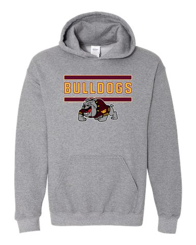 West Covina Bulldogs Design 2 Mascot #5 Men's Hoodie