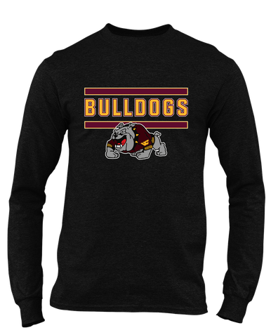 West Covina Bulldogs Design 2 Mascot #5 Men's Premium LS T-Shirt
