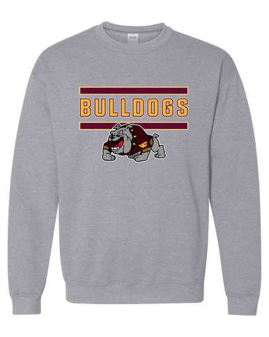 West Covina Bulldogs Design 2 Mascot #5 Men's Sweatshirt