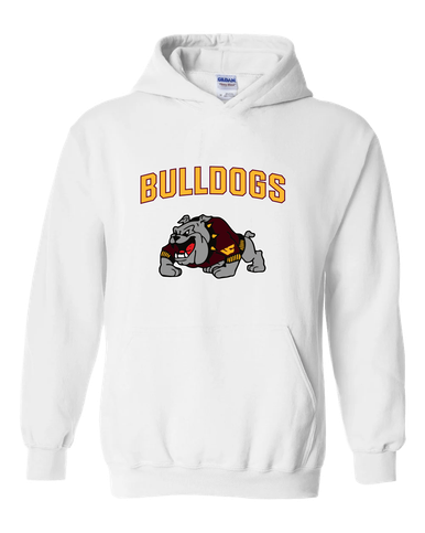 West Covina Bulldogs Design 2 Mascot #6 Men's Hoodie