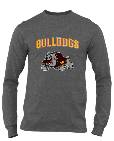 West Covina Bulldogs Design 2 Mascot #6 Men's Premium LS T-Shirt