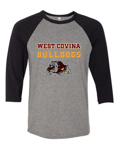 West Covina Bulldogs Design 2 Spirit Men's Baseball T-Shirt