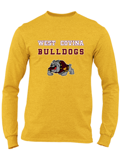 West Covina Bulldogs Design 2 Spirit Men's LS T-Shirt