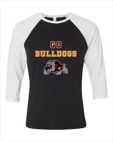 West Covina Bulldogs Design 2 Go Team Women's Baseball T-Shirt
