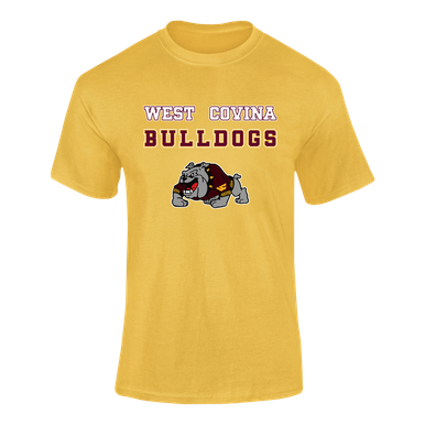 West Covina Bulldogs Design 2 Spirit Men's SS T-Shirt
