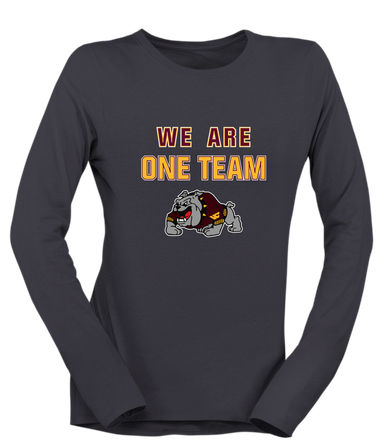 West Covina Bulldogs Design 2 We Are One Team Women's Premium LS T-Shirt