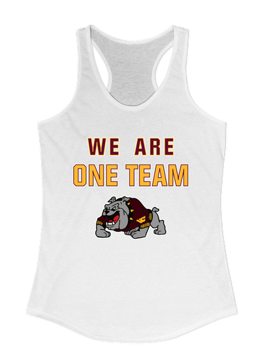 West Covina Bulldogs Design 2 We Are One Team Women's Tank Top