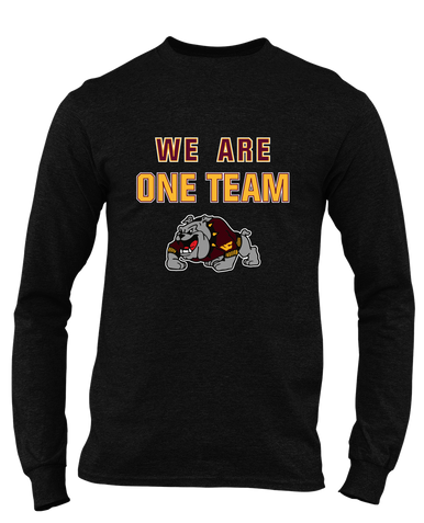 West Covina Bulldogs Design 2 We Are One Team Men's Premium LS T-Shirt