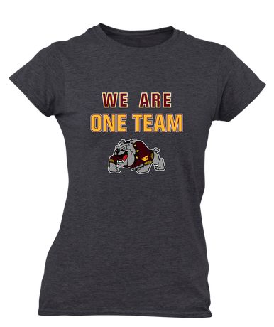 West Covina Bulldogs Design 2 We Are One Team Women's Premium SS T-Shirt