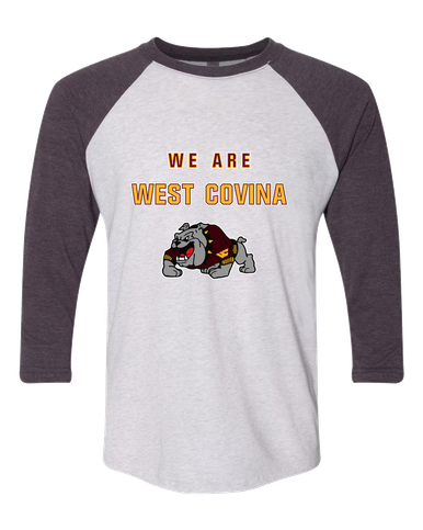 West Covina Bulldogs Design 2 We Are Men's Baseball T-Shirt