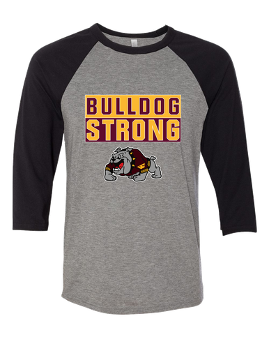 West Covina Bulldogs Design 2 Strong #1 Men's Baseball T-Shirt