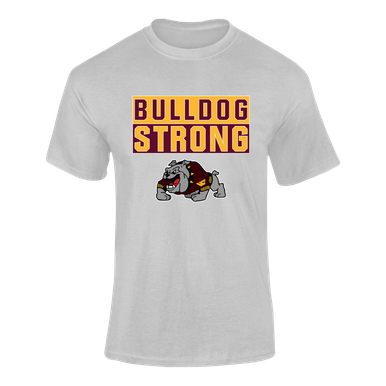West Covina Bulldogs Design 2 Strong #1 Men's SS T-Shirt
