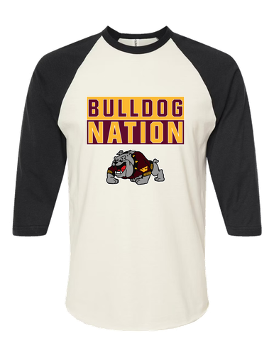 West Covina Bulldogs Design 2 Nation #1 Men's Baseball T-Shirt