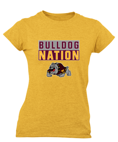 West Covina Bulldogs Design 2 Nation #1 Women's SS T-Shirt