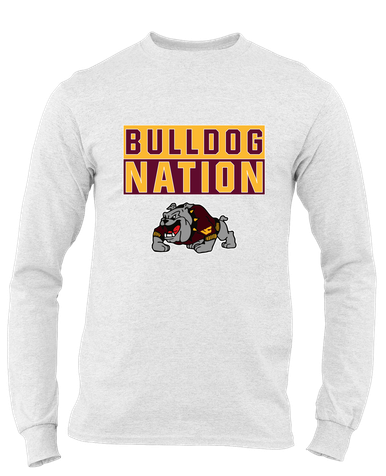 West Covina Bulldogs Design 2 Nation #1 Men's LS T-Shirt