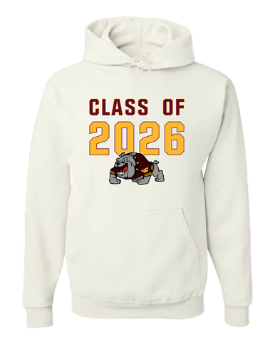 West Covina Bulldogs Design 2 Class of 2026 Men's Premium Hoodie