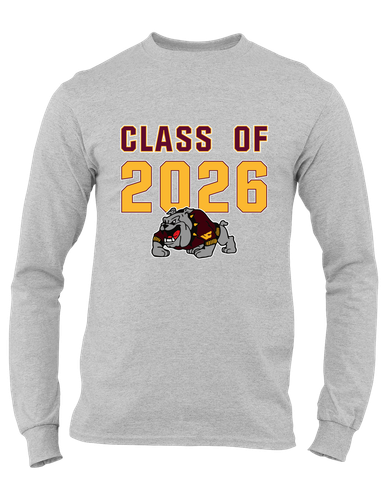 West Covina Bulldogs Design 2 Class of 2026 Men's Premium LS T-Shirt
