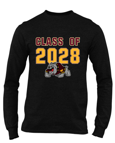 West Covina Bulldogs Design 2 Class of 2028 Men's Premium LS T-Shirt