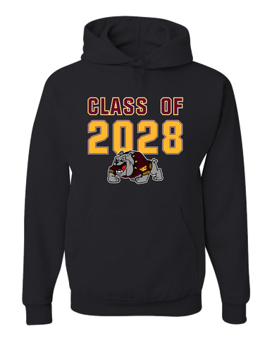 West Covina Bulldogs Design 2 Class of 2028 Men's Premium Hoodie