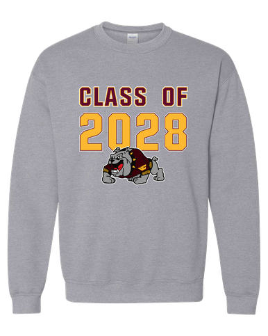 West Covina Bulldogs Design 2 Class of 2028 Men's Sweatshirt