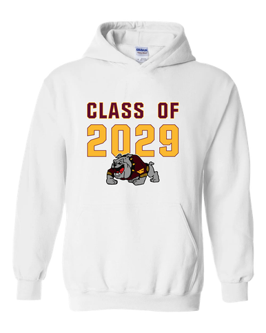 West Covina Bulldogs Design 2 Class of 2029 Men's Hoodie