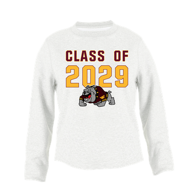 West Covina Bulldogs Design 2 Class of 2029 Men's Sweatshirt