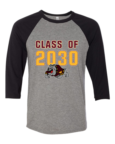 West Covina Bulldogs Design 2 Class of 2030 Men's Baseball T-Shirt