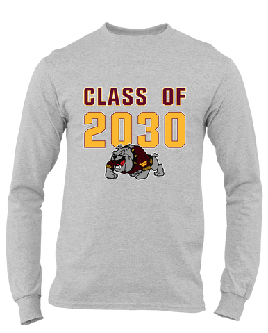 West Covina Bulldogs Design 2 Class of 2030 Men's Premium LS T-Shirt
