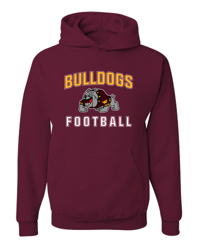 West Covina Bulldogs Design 2 Football #1 Men's Premium Hoodie