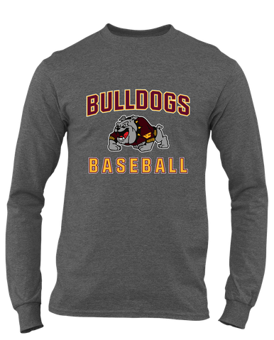 West Covina Bulldogs Design 2 Baseball #1 Men's LS T-Shirt