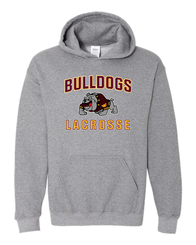 West Covina Bulldogs Design 2 Lacrosse Men's Hoodie